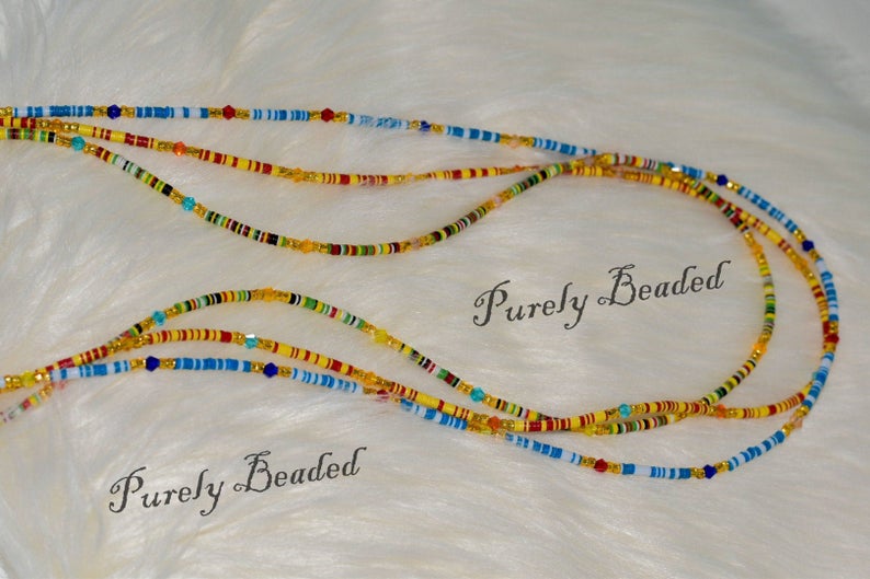 handmade african waist beads